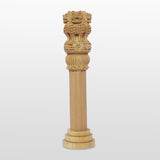 Load image into Gallery viewer, Whitewood Handcarved Ashoka Pillar 8 in