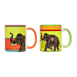 Load image into Gallery viewer, Signature Elephant Coffee Mugs Set of 2 (300 ml each)