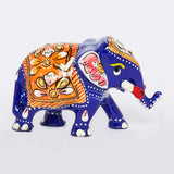 Afbeelding in Gallery-weergave laden, Metal Enamel Handpainted Elephant Trunk Down 2 in