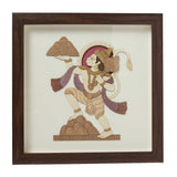Load image into Gallery viewer, Hanumanji Wood Art Frame 10 in x 10 in