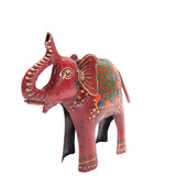 Load image into Gallery viewer, Handpainted Metal Elephant Trunk Up
