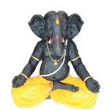 Load image into Gallery viewer, Resin Sitting Ganesh 9 in