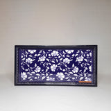 Afbeelding in Gallery-weergave laden, Blue Pottery Rectangle Enamel Mini tray