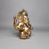 Load image into Gallery viewer, Brass Ganesha with Big Ears 4.5 in