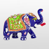Afbeelding in Gallery-weergave laden, Metal Enamel Handpainted Elephant Trunk Up 2 in