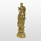 Load image into Gallery viewer, Brass Radha Standing 30 in