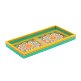Load image into Gallery viewer, Pattachitra Folk Tales Rectangle Enamel Mini Tray