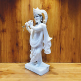 Load image into Gallery viewer, Marble Krishna Standing 24 in