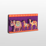 Load image into Gallery viewer, Elephant Procession Fridge Magnet in MDF