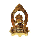 Load image into Gallery viewer, Brass Deepak Saraswati in Arch 18 in