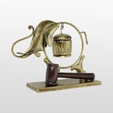 Load image into Gallery viewer, Iron Elephant with Bell and Hammer