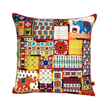 Load image into Gallery viewer, Sui Dhaaga Canvas Cushion Covers - 16 in x 16 in - Set of 2