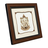 Afbeelding in Gallery-weergave laden, Decorative Ganesha Wood Art Frame 8 in x 8 in