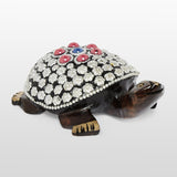 Load image into Gallery viewer, Wood Tortoise with Metal Design 4 in