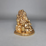 Load image into Gallery viewer, Brass Ganesh Sitting on Oval Base 2.5 in