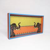 Load image into Gallery viewer, Signature Yellow Elephant Rectangle Enamel Mini Tray