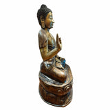 Afbeelding in Gallery-weergave laden, Brass Sitting Buddha in Two Tone Finish 70 in