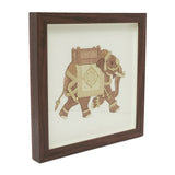 Load image into Gallery viewer, Elephant Wood Art Frame 10 in x 10 in