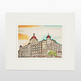 Load image into Gallery viewer, Mount Board Taj Hotel Print 10 in x 12 in