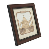 Afbeelding in Gallery-weergave laden, Taj Mahal Wood Art Frame 8 in x 8 in