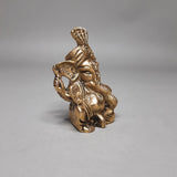 Load image into Gallery viewer, Brass Ganesh with Pagadi 2.75 in