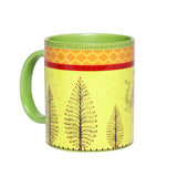 Load image into Gallery viewer, Signature Elephant Coffee Mug 300 ml (Yellow With Orange Border)