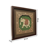 Afbeelding in Gallery-weergave laden, Elephant Wood Art Frame Big 12 in x 12 in
