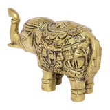 Load image into Gallery viewer, Brass Engraved Small Elephant - 2.5 in