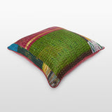 Load image into Gallery viewer, Cushion Cover with Brocade Patola 16 x 16 in (Assorted Colour &amp; Design)