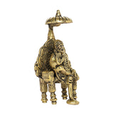 गैलरी व्यूवर में इमेज लोड करें, Brass Engraved Sai Baba with Throne 4 in