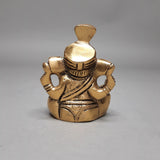 Load image into Gallery viewer, Brass Ganesh with Pagadi 2.75 in
