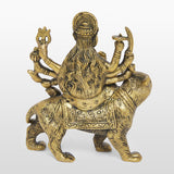 Afbeelding in Gallery-weergave laden, Brass Engraved Durga 5 in