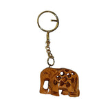 Load image into Gallery viewer, Wooden Elephant Keychain Set of 4