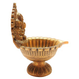 Load image into Gallery viewer, Brass Deepak Ganesh 6 in