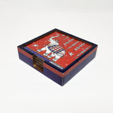 Afbeelding in Gallery-weergave laden, Pattachitra Jungle Square Coasters with Holder (Set of 4)