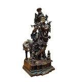 Load image into Gallery viewer, Brass Krishna with Cow Standing 30 in