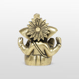 Afbeelding in Gallery-weergave laden, Brass Engraved Small Ganesh 2.5 in