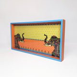 Load image into Gallery viewer, Signature Yellow Elephant Rectangle Enamel Mini Tray