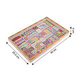 Load image into Gallery viewer, Sui Dhaaga Rectangle Enamel Medium Tray
