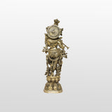 Load image into Gallery viewer, Brass Krishna Standing 30 in