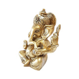 गैलरी व्यूवर में इमेज लोड करें, Brass Ganesh with Big Ears 5.5 in