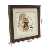 Load image into Gallery viewer, Shrinathji Wood Art Frame Small 10 in x 10 in