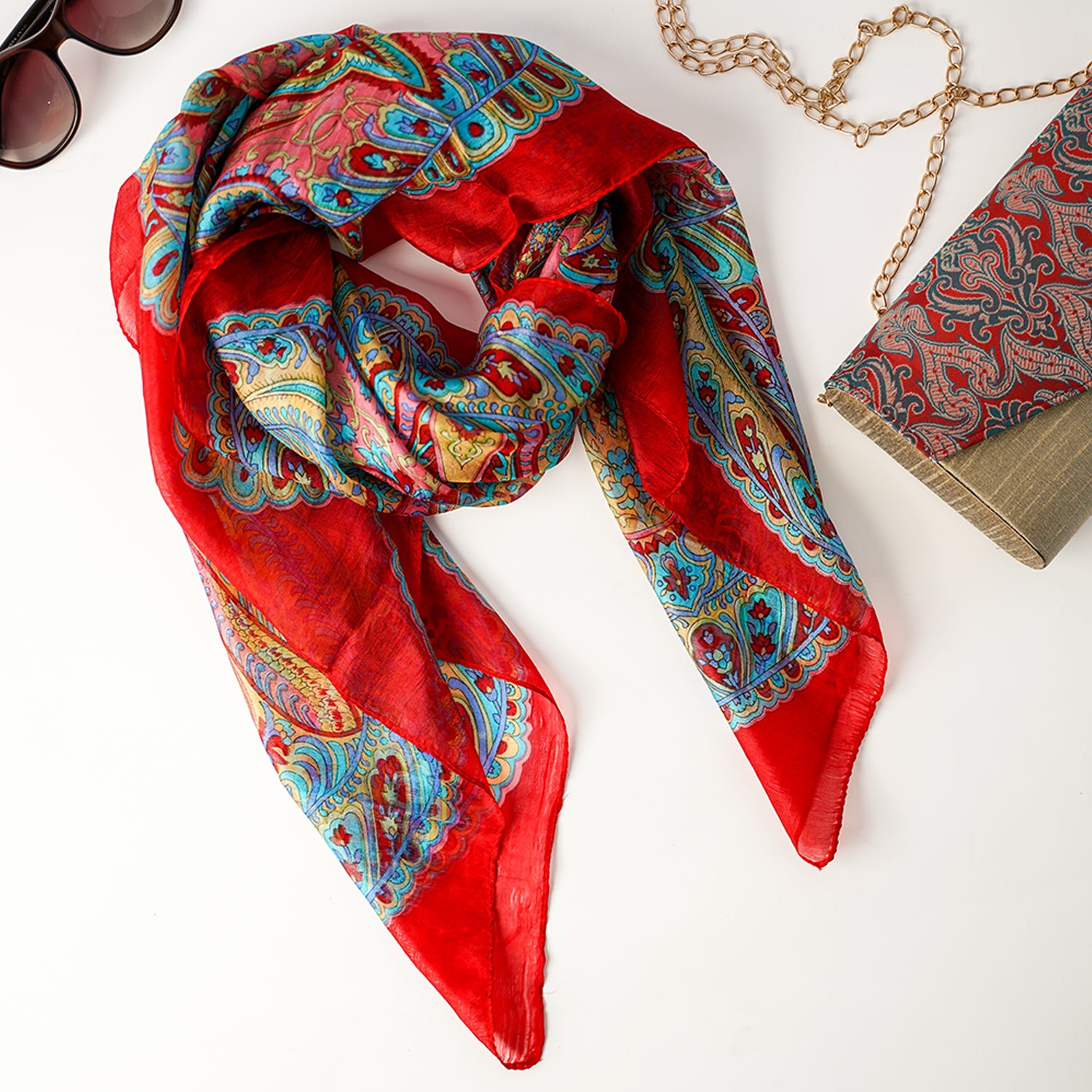 The Bombay Store Printed Scarf (Assorted Designs)