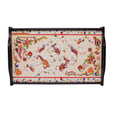 Load image into Gallery viewer, Kalamkari Rectangle Breakfast Tray with Matte Finish (Foldable)