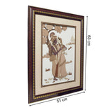 गैलरी व्यूवर में इमेज लोड करें, Radha Mohan Wood Art Frame 20 in x 24 in