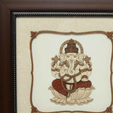 Load image into Gallery viewer, Ganpati Wood Art Frame 8 in x 8 in