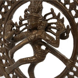 Load image into Gallery viewer, Brass Antique Finish Natraj - 9 in
