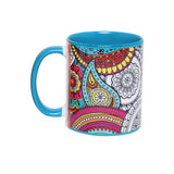गैलरी व्यूवर में इमेज लोड करें, Doodle Mandala Coffee Mugs Set of 2 (300 ml each)