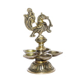 Load image into Gallery viewer, Brass Annam Deepak Small 5 in