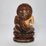 Afbeelding in Gallery-weergave laden, Wooden Buddha Sitting 6 in